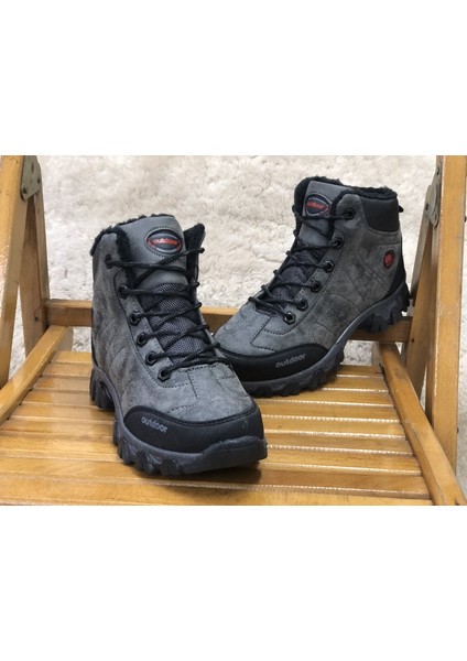 Garson Boy Fermuarlı Autdor Içi Tüylü Spor Çocuk Botu modelleri