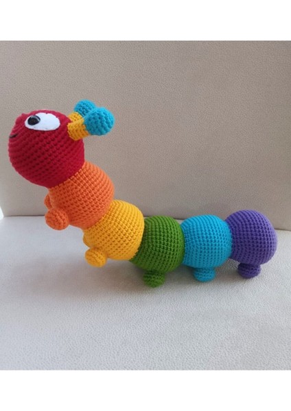 Amigurumi Toys Tırtıl Oyuncak Uyku Arkadaşım