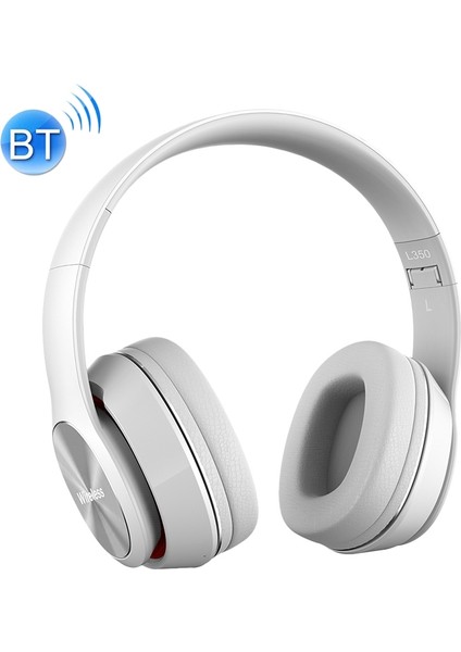 L350 Katlanabilir Kablosuz Spor Stereo Bluetooth Kulaklık (Beyaz) (Yurt Dışından)