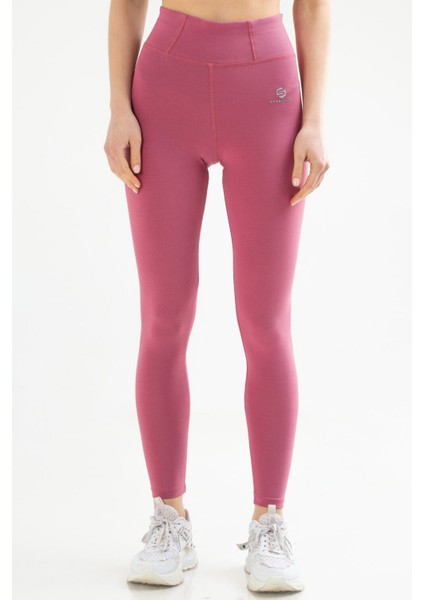 Leylak Slim Fit Düz Likralı Yüksek Bel Toparlayıcı Kadın Tayt - SD0756 fiyatları