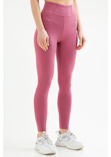 Leylak Slim Fit Düz Likralı Yüksek Bel Toparlayıcı Kadın Tayt - SD0756 modelleri