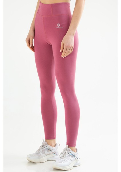 Leylak Slim Fit Düz Likralı Yüksek Bel Toparlayıcı Kadın Tayt - SD0756 fırsatları