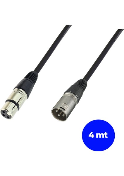 Balanslı Trs Erkek - Xlr Erkek 4 Metre