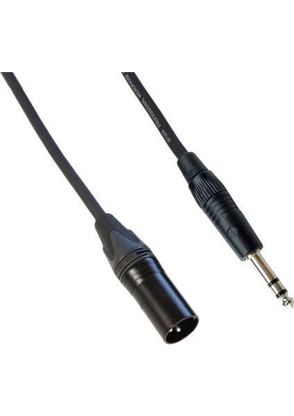 Klotz & Neutrik Balanslı Xlr Erkek - 1/4'' Trs Jack Hoparlör Kablosu Mavi - 4 Metre
