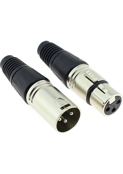 Xlr Erkek - Xlr Dişi Könnektör Seti