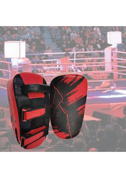 Strade Store Boks Tekme Kalkanı Mma Odak Pad Delme Eğitim Sparring Mitt Kırmızı (Yurt Dışından)