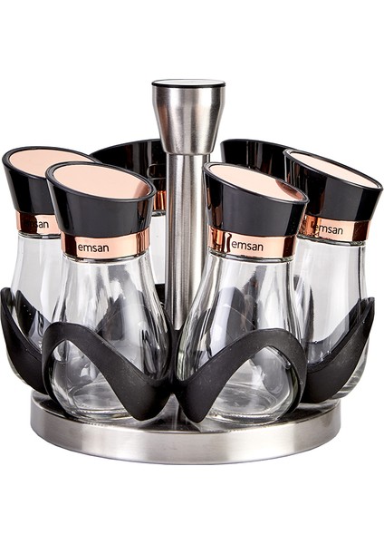 Alpha 7 Parça Baharat Takımı Rosegold fiyatları