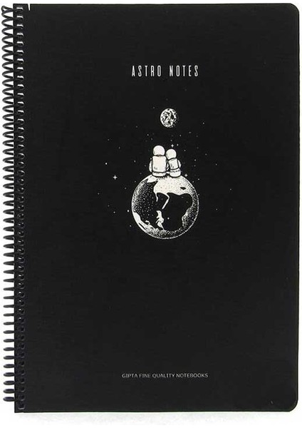Astro Notes Aşk Spiralli Karton Kapak 100 Yaprak A4 Çizgili Defter