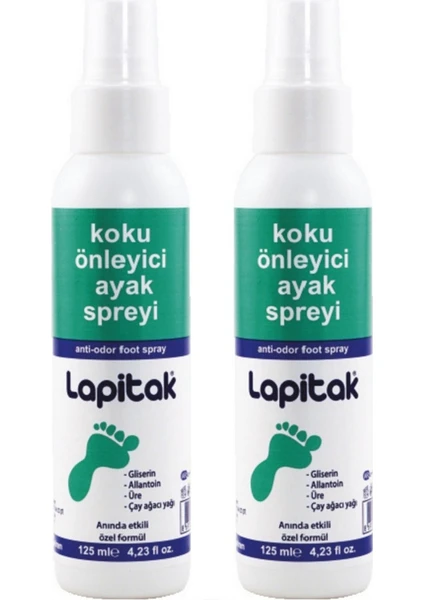 Koku Önleyici Ayak Spreyi 125 ml (2 Kutu)