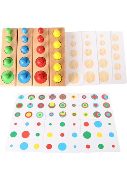 Montessori Eğitici Oyuncak Çocuklar Ahşap Bulmaca Öğrenme Style1 Için Istifleme1 (Yurt Dışından)