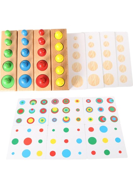 Montessori Eğitici Oyuncak Çocuklar Ahşap Bulmaca Öğrenme Style1 Için Istifleme1 (Yurt Dışından)