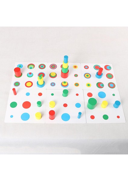 Montessori Eğitici Oyuncak Çocuklar Ahşap Bulmaca Öğrenme Style1 Için Istifleme1 (Yurt Dışından)