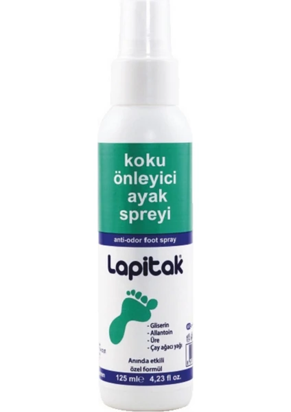 Koku Önleyici Ayak Spreyi 125 ml