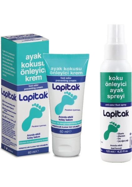 2'li Set Ayak Koku Önleyici 60 ml + Ayak Sprey 125 ml