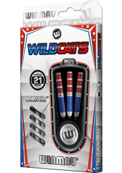 Wildcats %90 Tungsten 21GR Çelik Uçlu Dart Oku