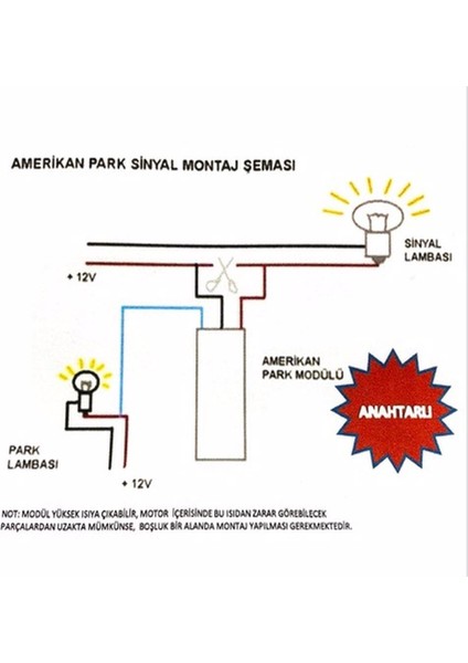 Park-Sinyal Modülü Amerikan Açma-Kapama Ayarsız Amerikan