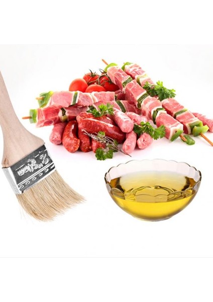 2 Adet Düz Pasta Fırçalar Pişirme Pişirme Turşusu Fırça Hamur Işleri / Tatlı / Et (Yurt Dışından)