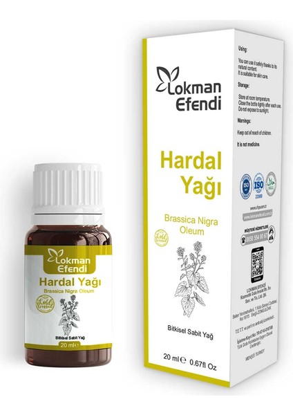 Lokman Efendi Hardal Yağı 20 cc