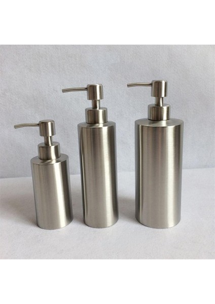 Paslanmaz Çelik Pompa Sabun Losyonu Dağıtıcı Banyo Sıvı Şişe 1 # 350ML (Yurt Dışından) indirimleri