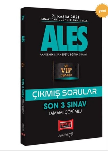 ALES Son 3 Sınav Tamamı Çözümlü Çıkmış Sorular