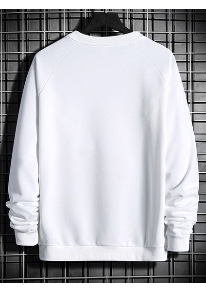 Impavido Oversize Sweatshirt Düz Beyaz fiyatları