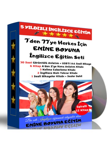 5 Yıldızlı Ingilizce Eğitim Seti