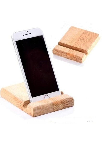 Ahşap Telefon Standı Tutucu