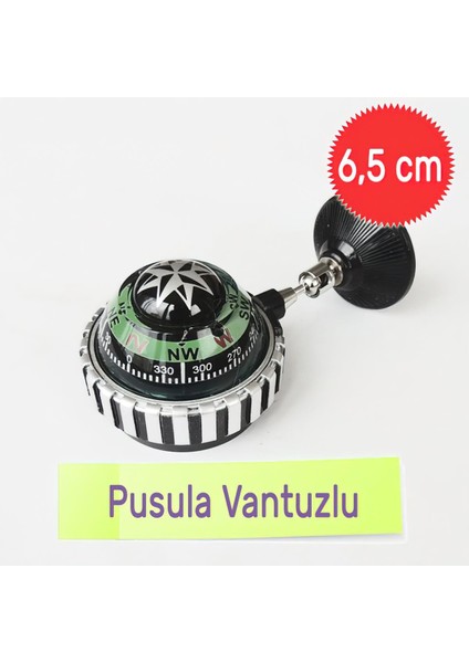 Pusula Işıklı Oto Aksesuar Araç Içi Vantuzlu Yapışma Büyük Boy fiyatları