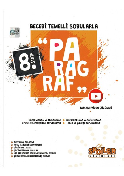 Spoiler 8.sınıf Spoiler Paragraf Soru Bankası