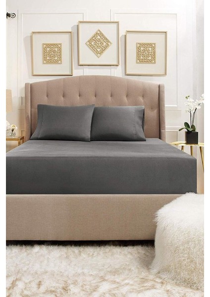 Çift Kişilik Lastikli Çarşaf Seti Pamuklu