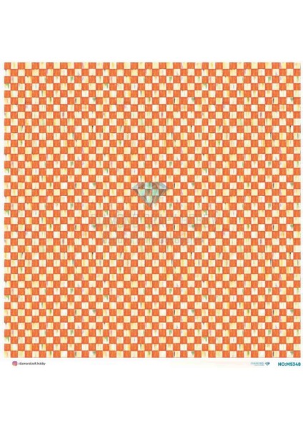 Diamond Pirinç Dekopaj Kağıdı - 5348 - 90X90CM