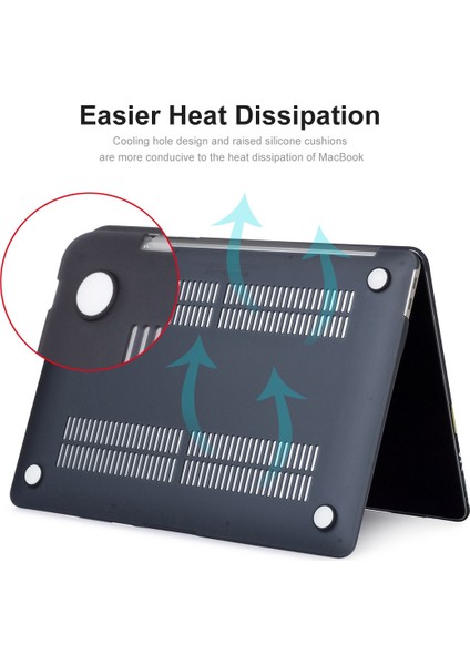 Abd Versiyonu 3'ü 1 Arada Mat Dizüstü Bilgisayar Kapağı MacBook A2485 Için Set Mor (Yurt Dışından)