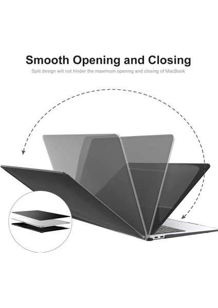 MacBook A2442 Için Ab Sürümü 3'ü 1 Arada Mat Dizüstü Bilgisayar Kapağı Seti Cam Göbeği (Yurt Dışından)