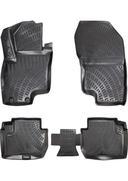 Kuga 2019 Sonrası 3D Havuzlu Siyah Paspas