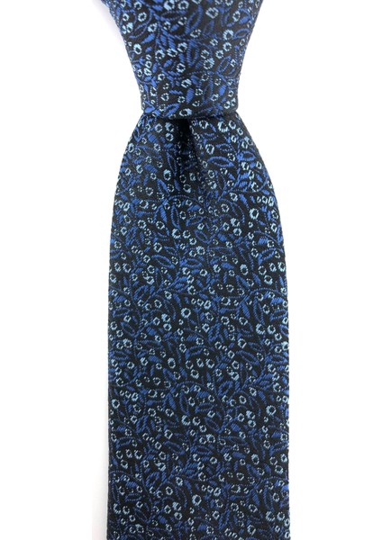 Lacivert Saks Mavi Desenli Slim Kravat fiyatları