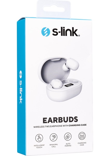 SL-TWS05 Beyaz Mobil Telefon Uyumlu Bluetooth TWS Mikrofonlu Kulaklık modelleri