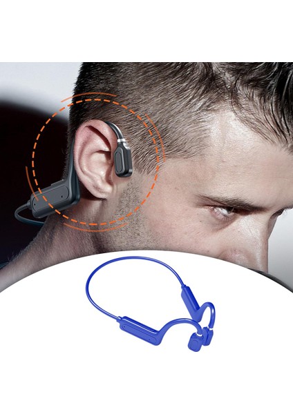 G1 Kemik Iletim Kulaklık Açık Kulak Stereo Spor Çalışması Için Siyah (Yurt Dışından)