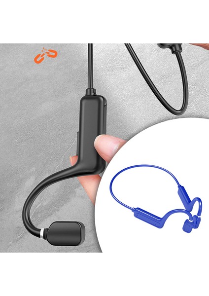 G1 Kemik Iletim Kulaklık Açık Kulak Stereo Spor Çalışması Için Siyah (Yurt Dışından)