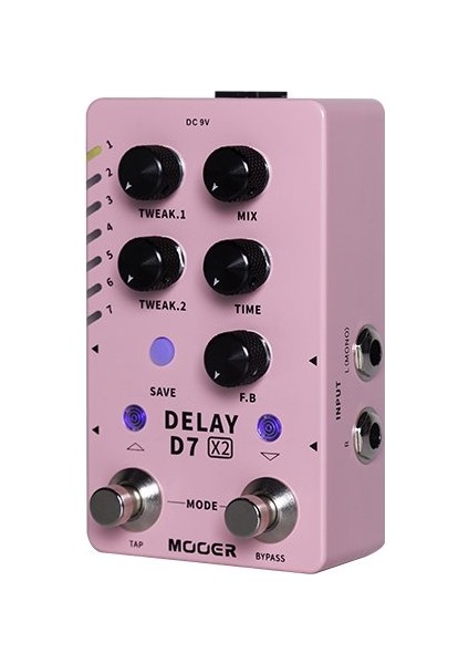 D7 X2 Stereo Pedalı M722