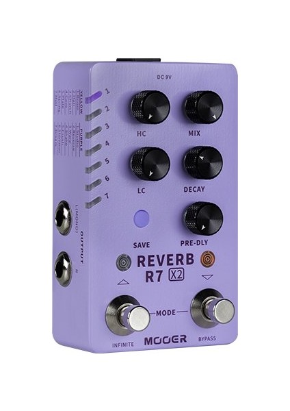 R7 X2 Stereo Reverb Pedalı M723