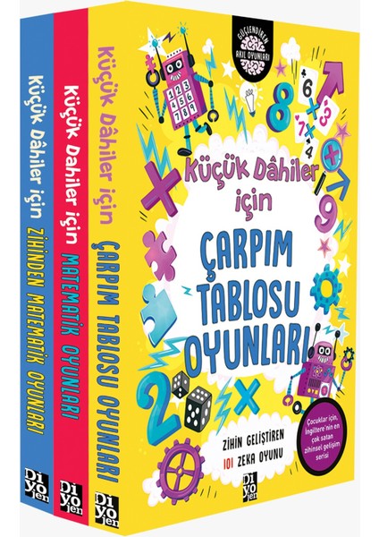 Küçük Dâhiler Matematik Seti – 3 Kitap - Gareth Moore