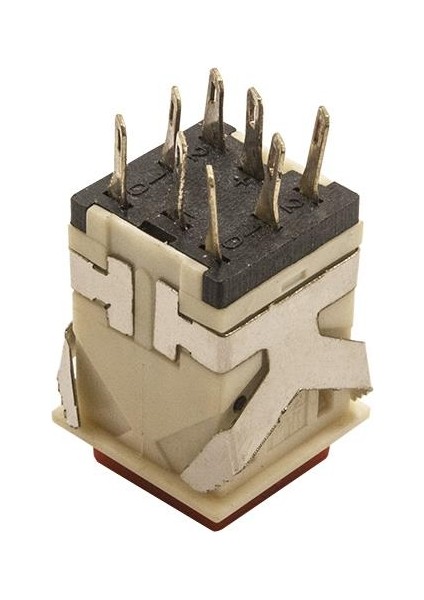 Kd2-21 19MM Işıklı Yaylı Push Buton - Kırmızı fiyatları