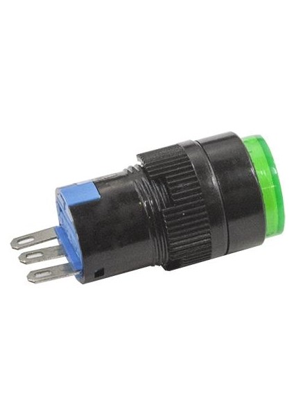 Ab6-M 16MM 24V Yeşil Yaylı Buton
