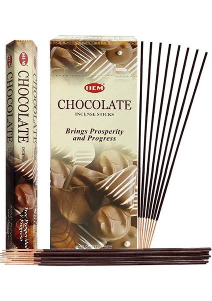 Chocolate Çikolata Kokulu Çubuk Tütsü 6X20 120 Adet