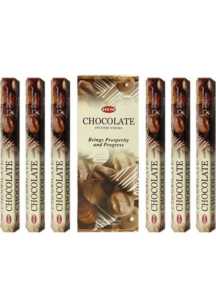 Chocolate Çikolata Kokulu Çubuk Tütsü 6X20 120 Adet