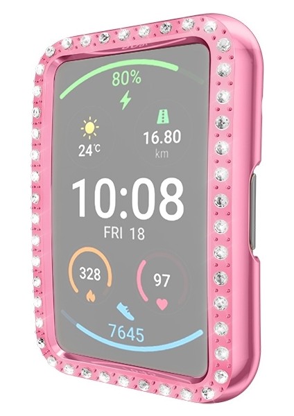 puluz Huawei Saat Fit Elmas Pc Koruyucu Kılıf Için Pembe (Yurt Dışından)