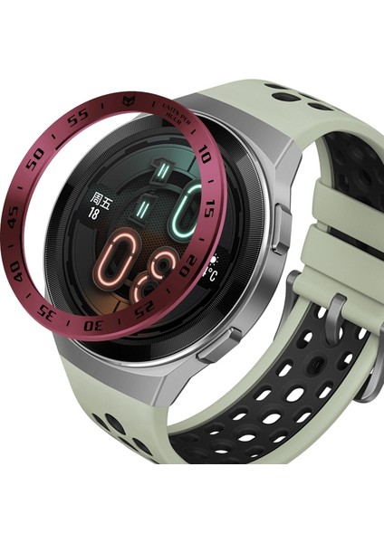 puluz Huawei Watch Gt2E Çerçeve Halkası Için Şarap Kırmızı Yüzük Siyah Yazı (Yurt Dışından) fiyatları