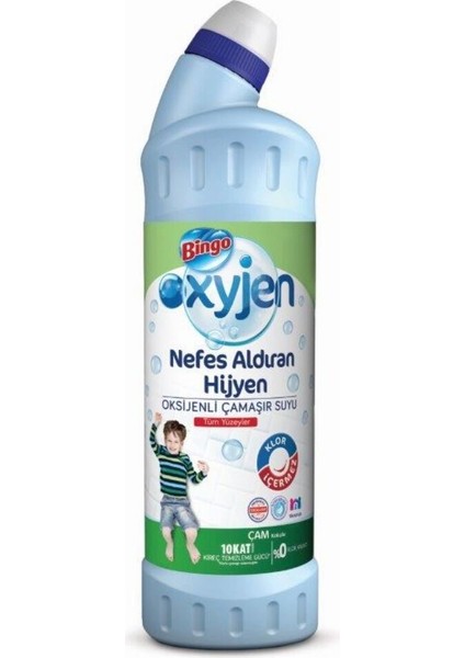 Oxijen Çamaşır Suyu 750 ml Çam x 15