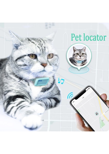 Gps Evcil Hayvan Bulucu Konumlandırma Izleyici Hafif Bluetooth Kaybolmayan Yaka (Yurt Dışından) fiyatları