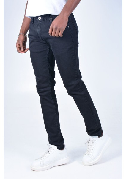 Erkek Slımfıt Kot Pantolon K1398 - Füme
